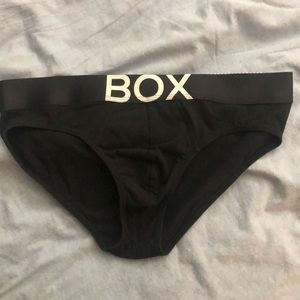 Box black briefs